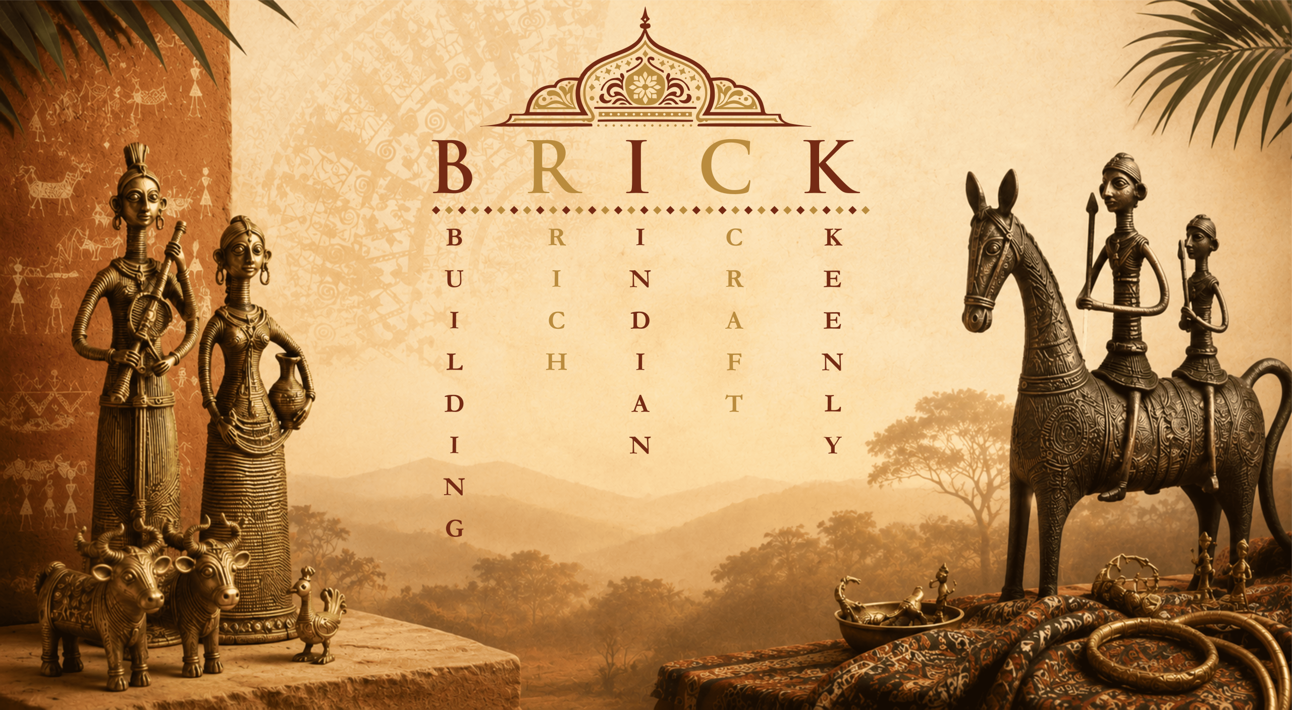 Brick art and craft website image